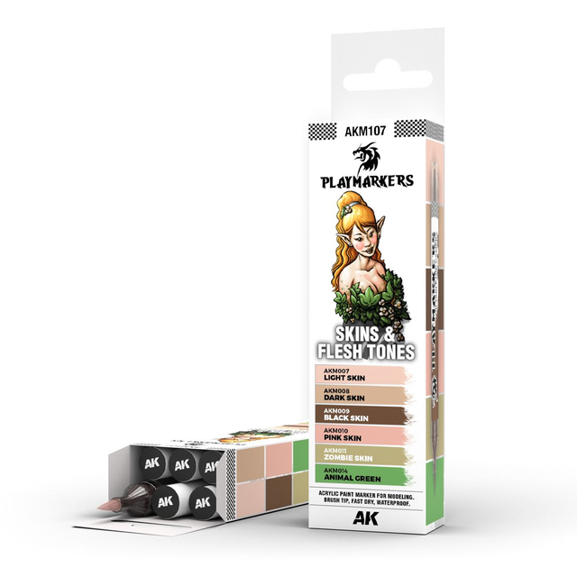 SKINS &amp; FLESH TONES – PLAYMARKER SET