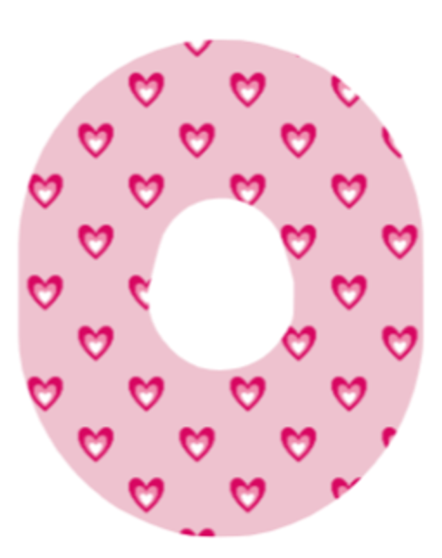 Barbie Small Hearts Over patch G7