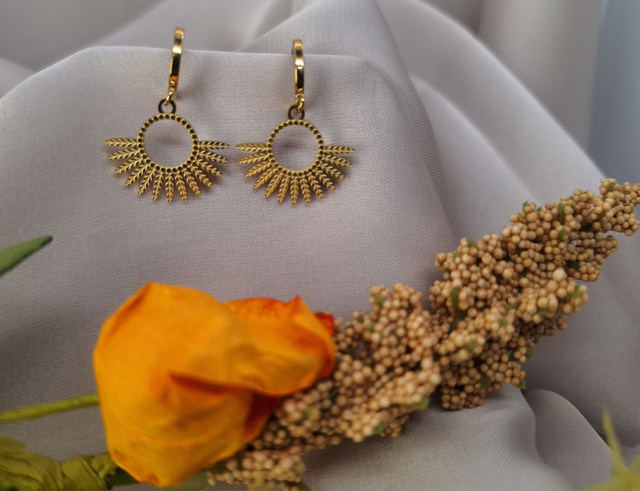 Boucles d'oreilles Soleil