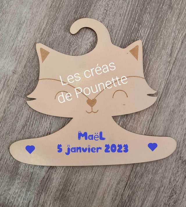 Cintre enfant à personnaliser