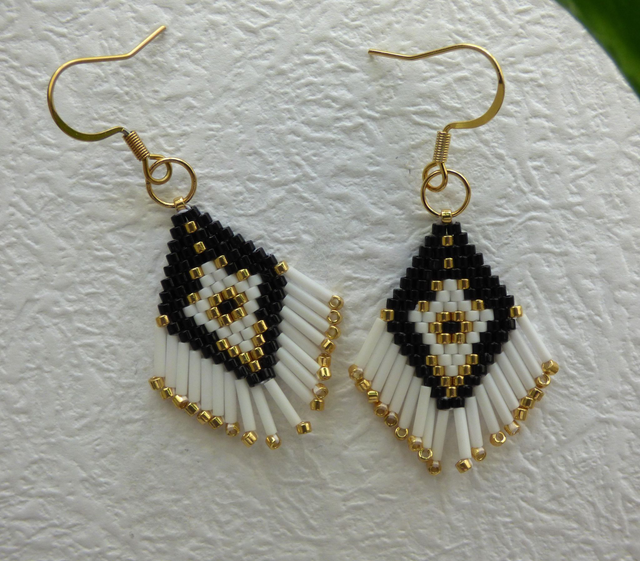 Boucles d'oreilles Minuit