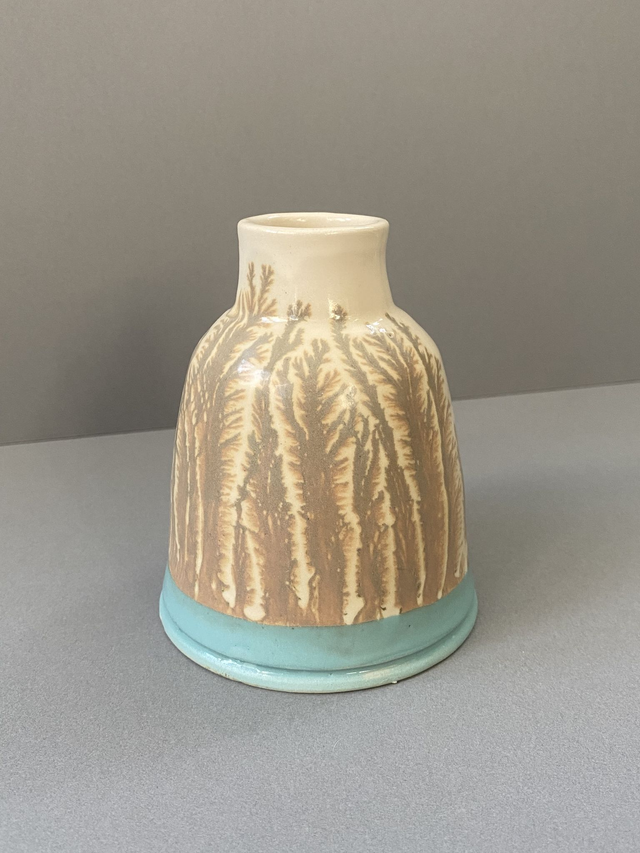 Green Mocha Bud Vase