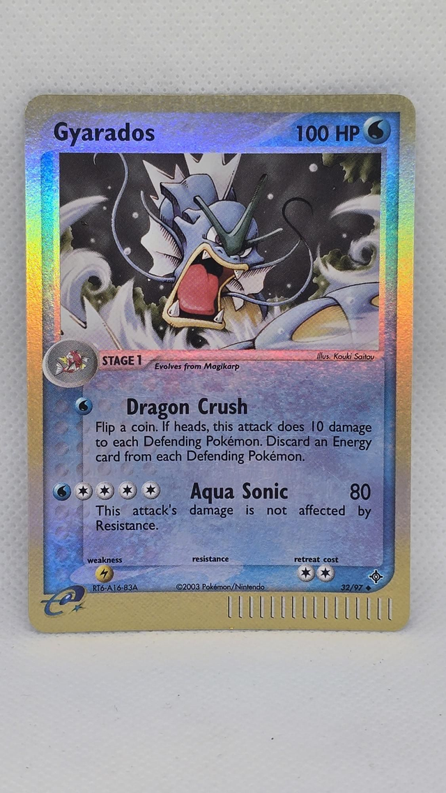 GYARADOS , DR 32  EX DRAGON  , REVERSE FOIL NM