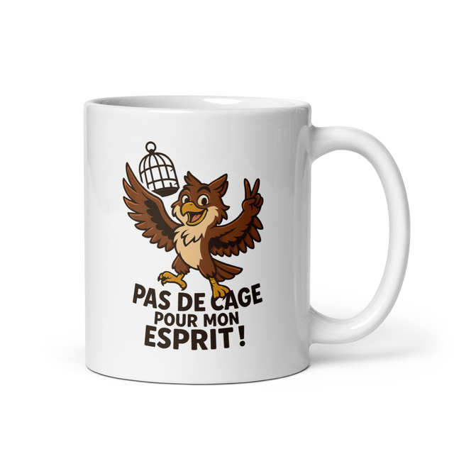 Mug Fantaisie &quot;free owl&quot;