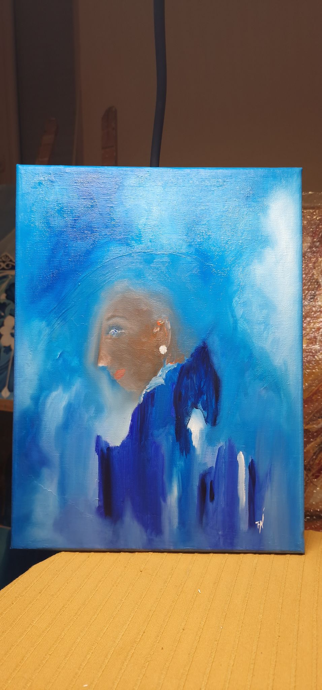 Huile sur toile | JE SUIS, ET C'EST DEJA PAS MAL