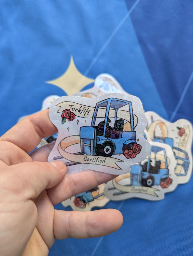 Forklift Sticker