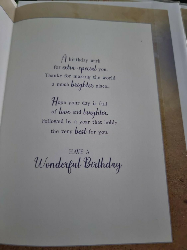 Birthday Wishes For Someone Special Birthday Card Gold Foil Premium Quality