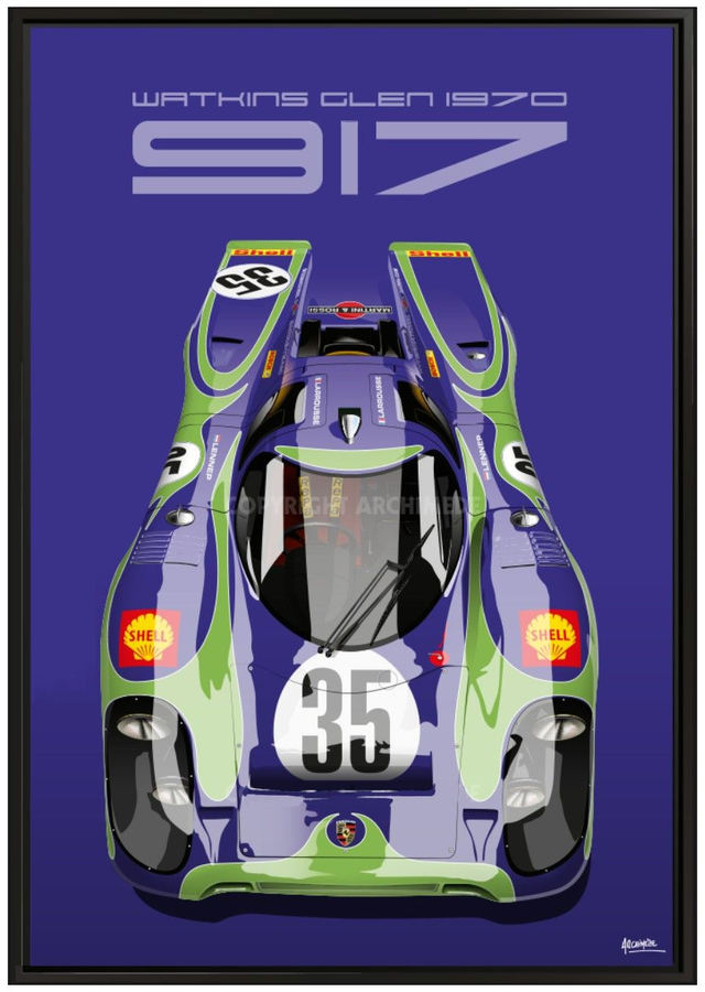 Porsche 917 Gulf - Watkins Glen 1970 - Limited edition