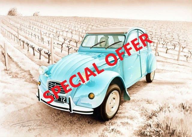 Citroën 2CV - Framed Print