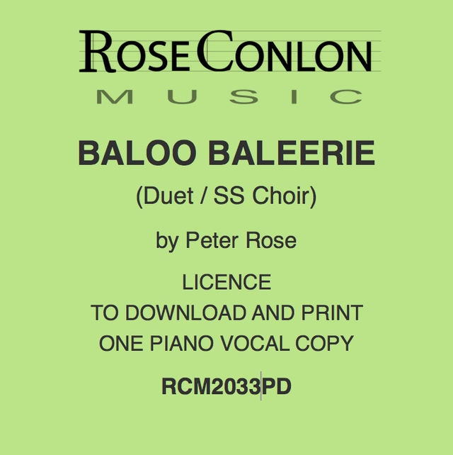 BALOO BALEERIE  (RCM2033PD)  by Peter Rose