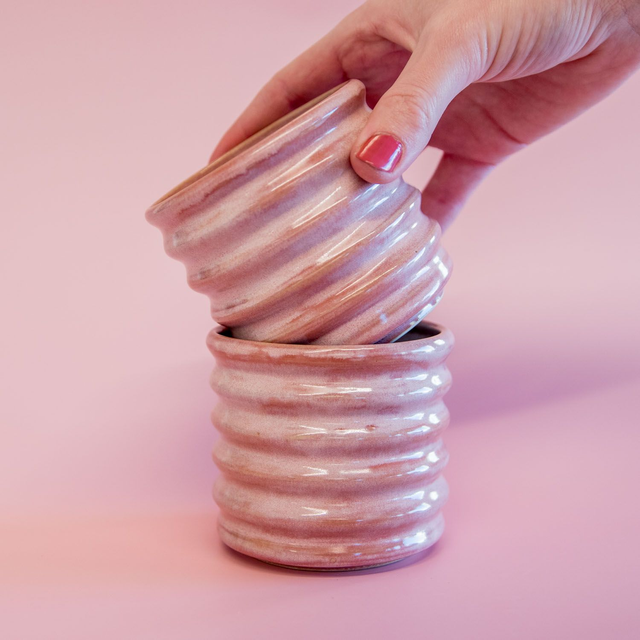 swirly cup (pink passion) 
