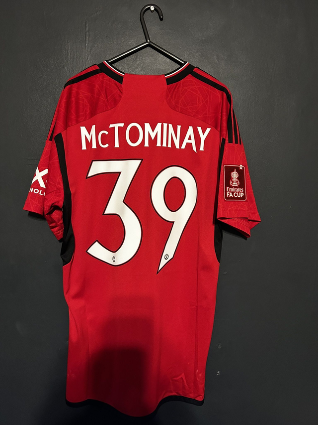 (L) Manchester United (2024 FA Cup Final) Home / McTOMINAY 39