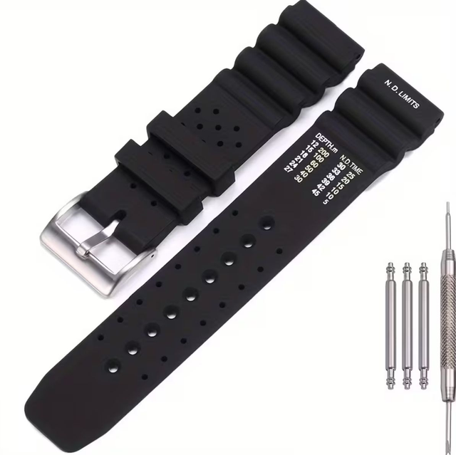 Cinturino in gomma con scala di decompressione