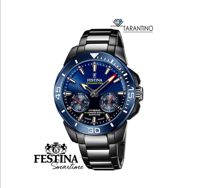 FESTINA CONNECTED F20647/1 AZZURO ACCIAIO INOSSIDABILE 316L, UOMO