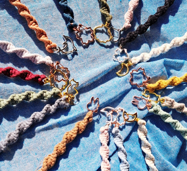 Porte clés torsadé 