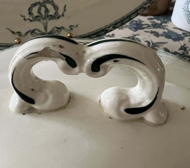 MONTHOLON - Légumier (petite soupière) manufacture des Salins - Terre de Fer