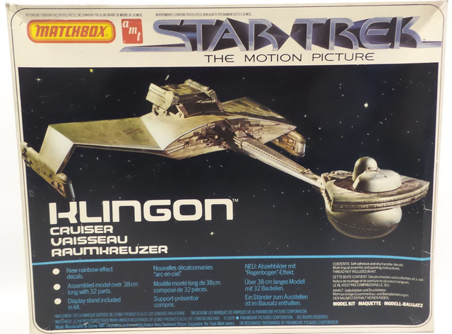 Star Trek the Motion Picture Klingon Cruiser model kit