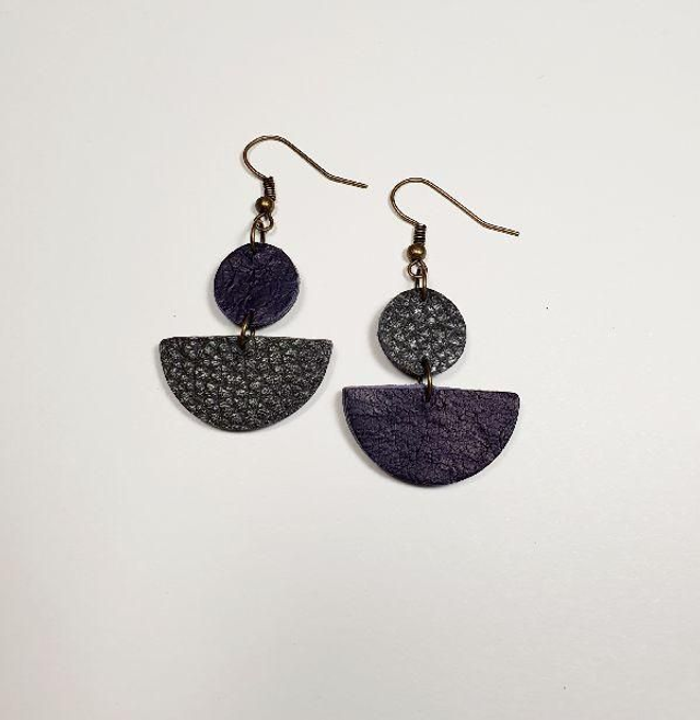 Luna - gris et violet