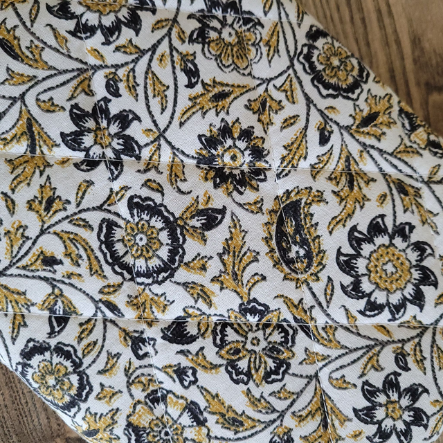 Pochette pour livre Grand Format : flower vintage