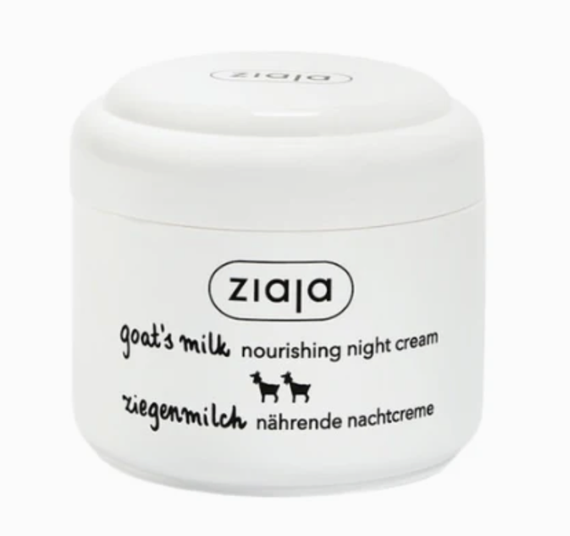 Crème nourrissante de nuit au lait de chèvre