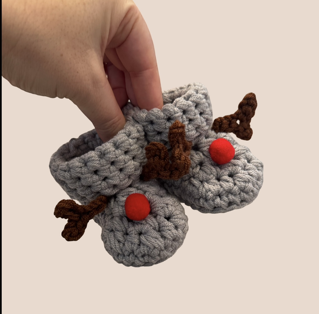 Christmas Collection - Reindeer Booties
