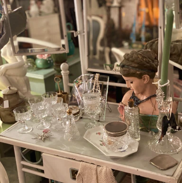 Vintage Schminktisch Boudoir 30er Jahre