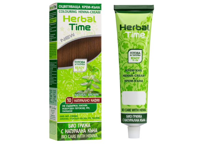Herbal Time Henna Natural Color Natural Brown 10