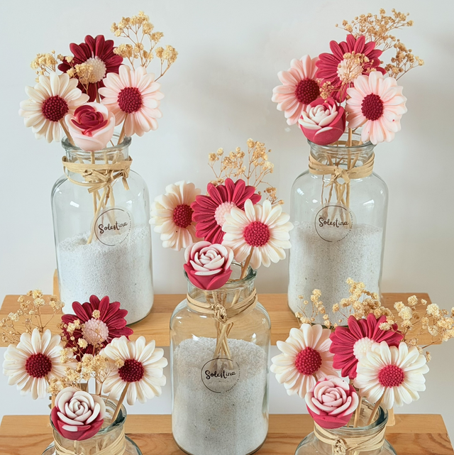 Composition Vase parfumée Fruits rouge 