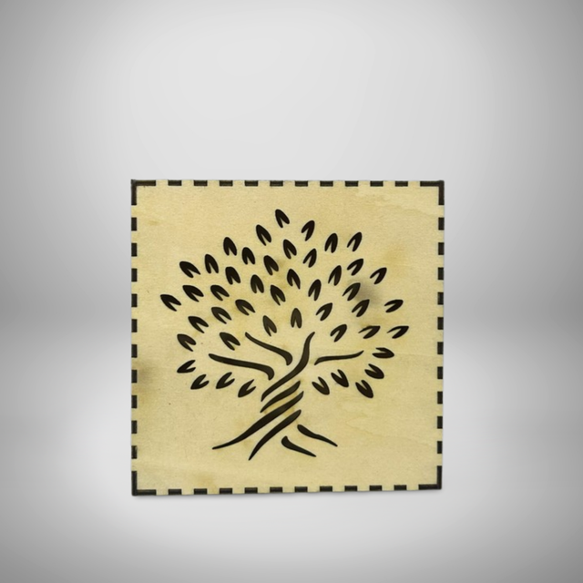 Boîte à lumière motif arbre