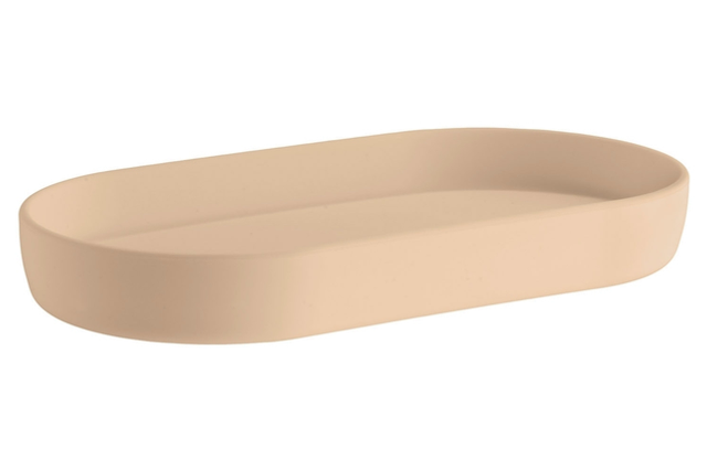 Seifenschale FREE Sandfarben, Eukalyptus, Schwarz und Weiss