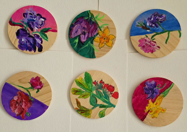 Hand painted Heat resistant Coasters