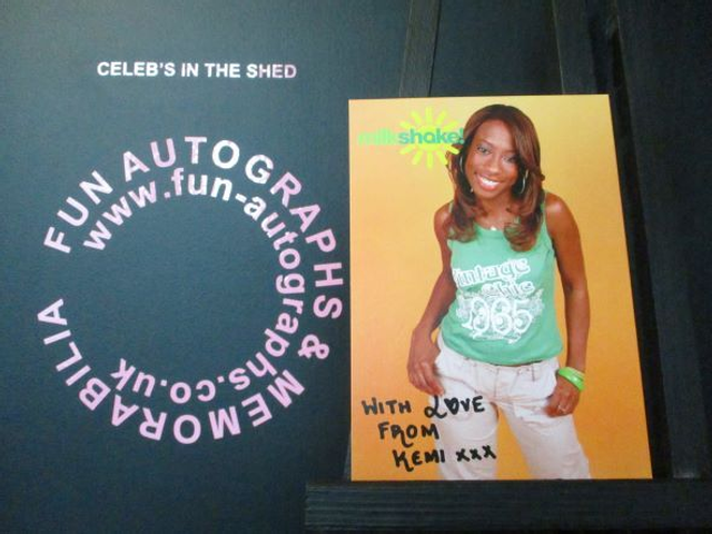 Kemi Majeks Original Pre-Print Milkshake 6x4 Cast Card