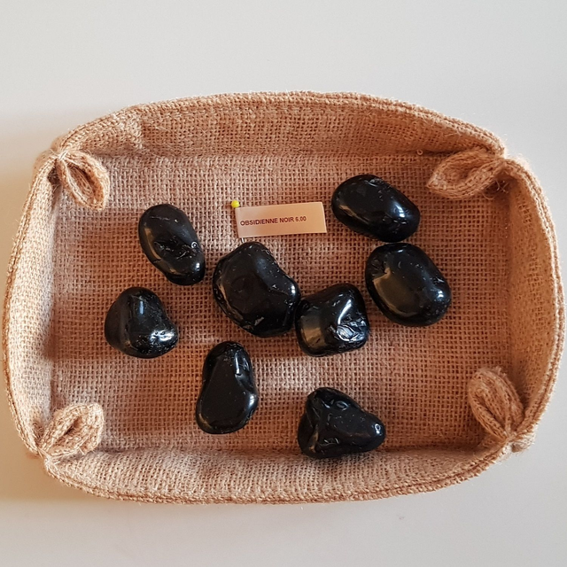 Obsidienne Noire / pierre semi-précieuse