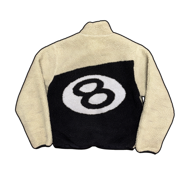 Stussy Reversible 8 Ball Fleece - S
