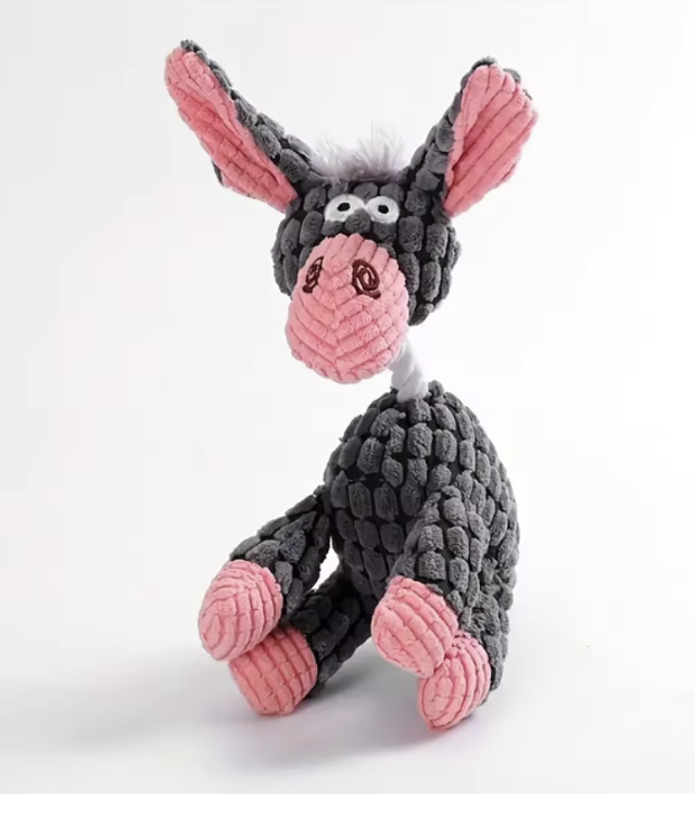 Jouet "  louky l' Ane " Doudou pour pour chien 