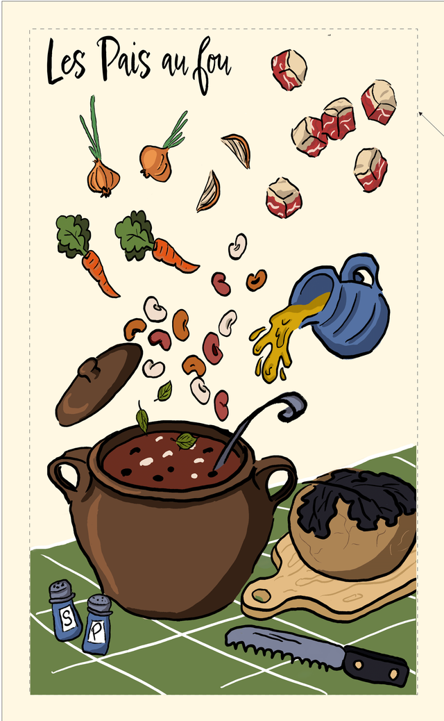 Bean Crock Teatowel