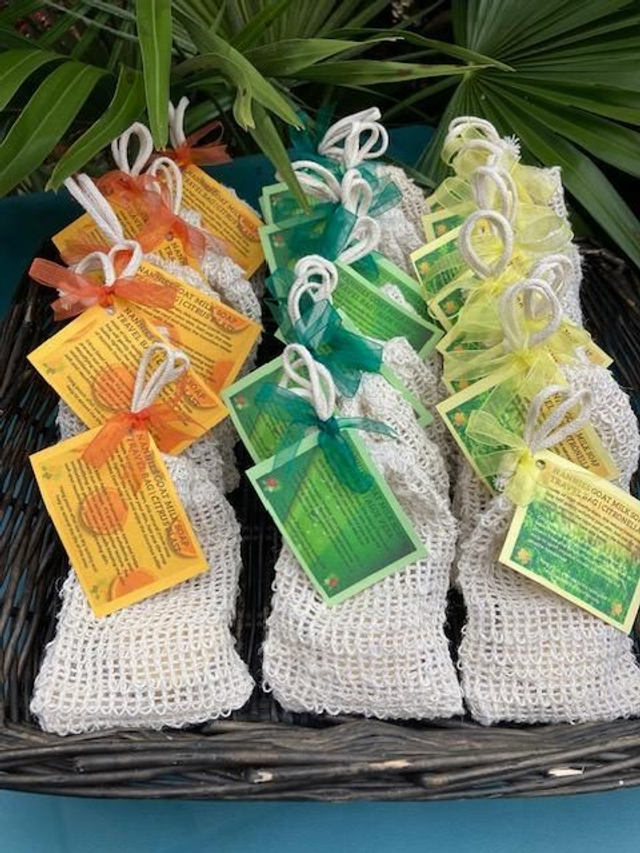 Natural Travel Bag and Soap 