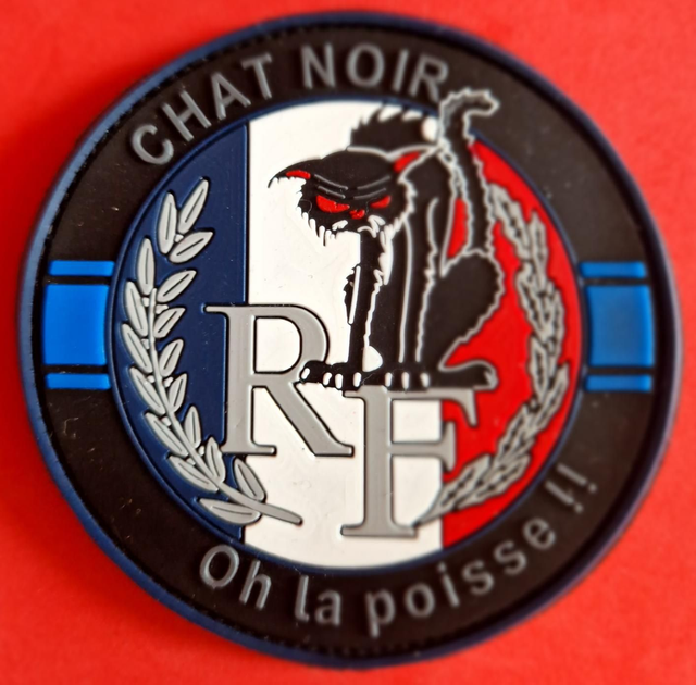 Patch pvc Chat noir la poisse
