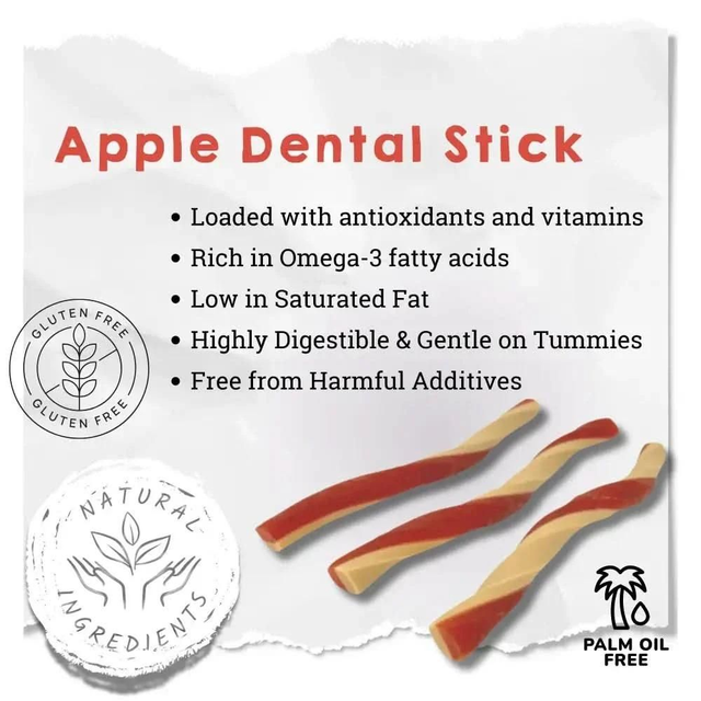 Apple Dental Sticks for dogs