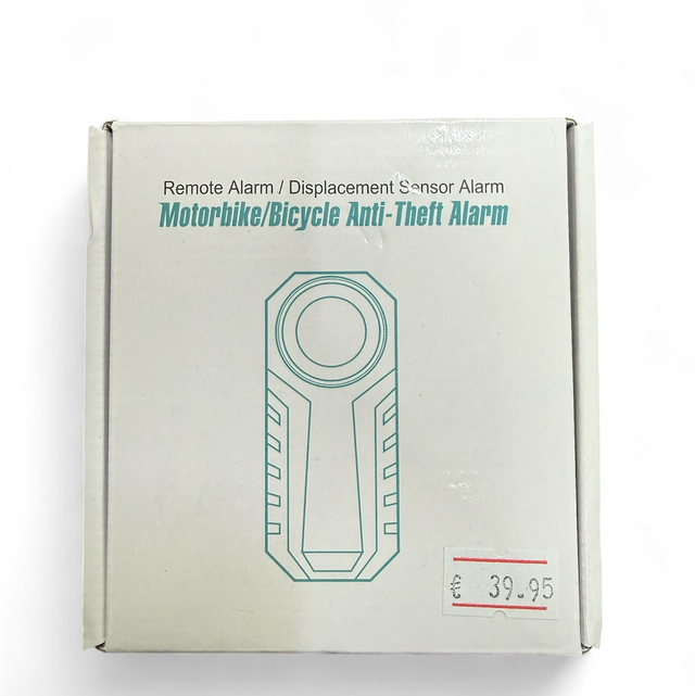 Fiets/fatbike alarm met afstandsbediening 