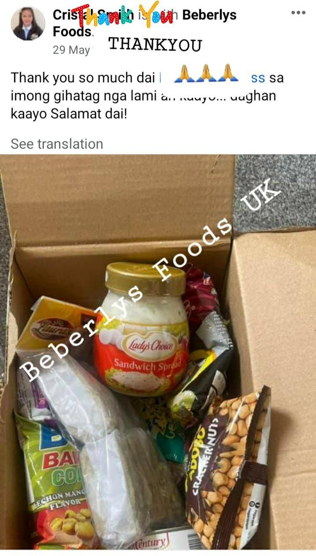 From Customer:  Cristal (Hampshire England)