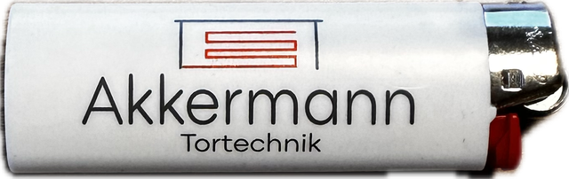 BIC®J26 MAXI FEUERZEUG - WEIß / Akkermann Tortechnik