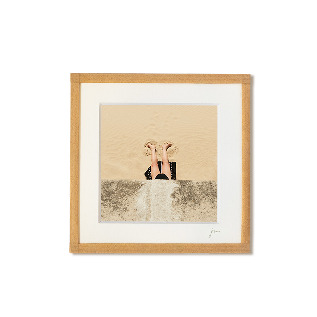 Plage #1  tirage photo encadré