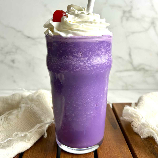 Ube shake (normal ice cream)
