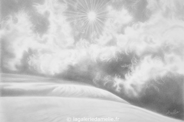 "Déferlante" - tirage 10 x 15 cm + cadre