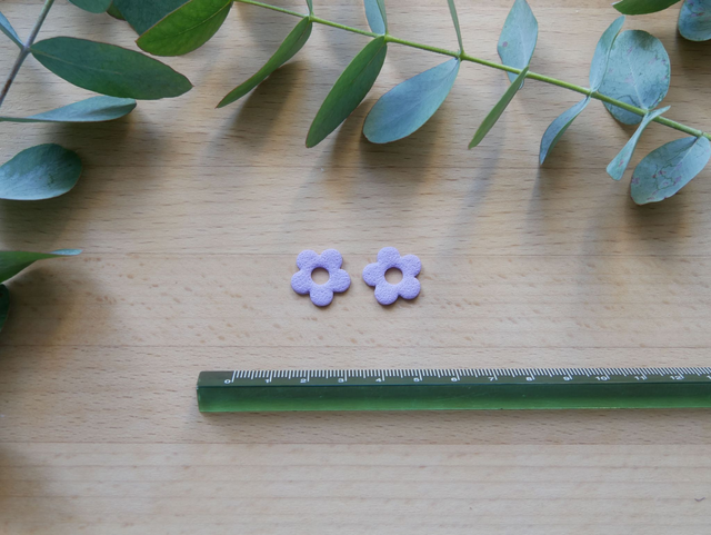 Mini Bloom 5 pétales violet mousse