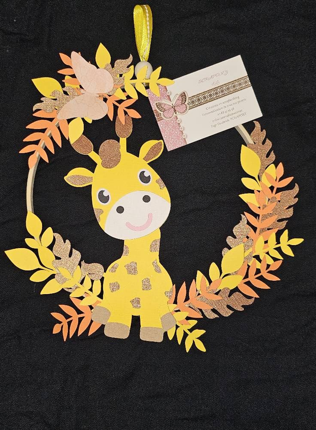 Suspension murale girafe