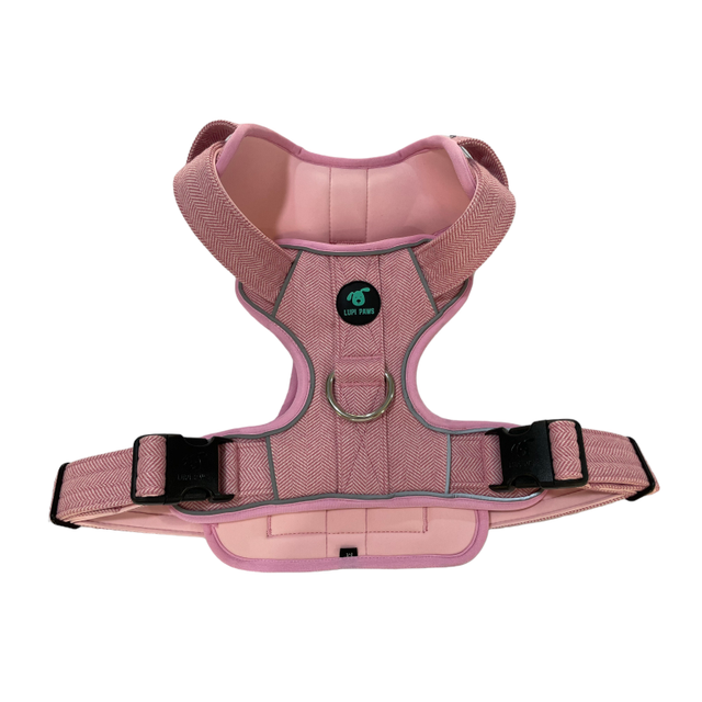 Tweed Harness - Pink (Lupi Paws)