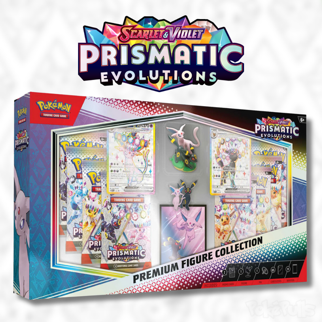 Pokémon TCG: SV8.5 Prismatic Evolutions - Premium Figure Collection (julkaisu 26.9.2025)