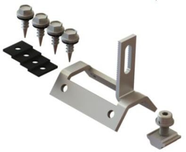 Pinces de toit trapézoïdales en métal – horizontale